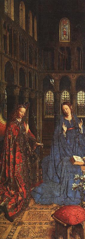 EYCK, Jan van The Annunciation sdw